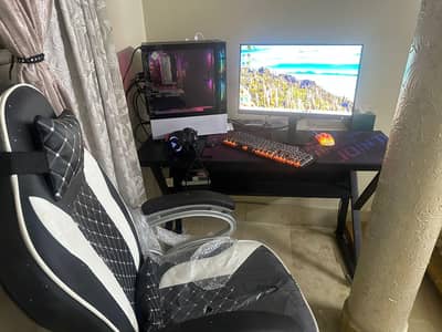 BRAND NEW FULL GAMING SETUP FOR SALE WITH TABLE AND CHAIR