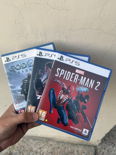 Ps5 Spiderman 2 God of War Ragnarok Tekken 8