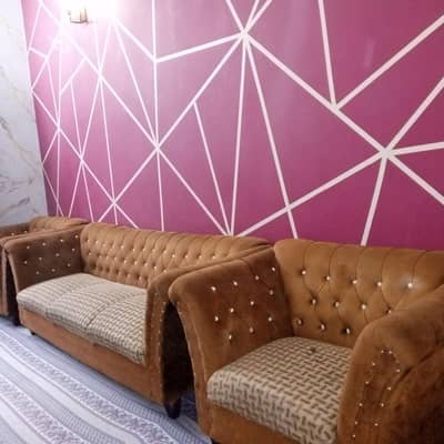 Sofa Set for Sale – Excellent Condition | 3 Seater | Like New”