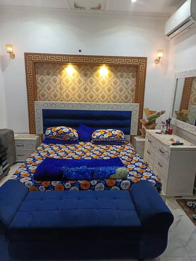 Bed with side tables ,dressing table and bed sofa