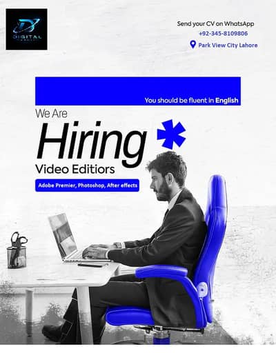 WE’RE HIRING VIDEO EDITOR