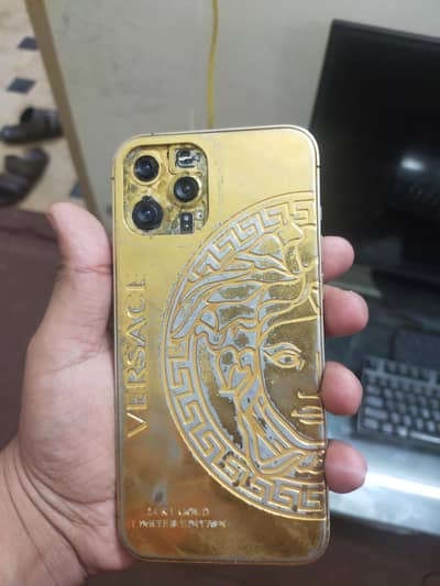 Iphone 12 pro max 256GB Official PTA approved Gold platted addition