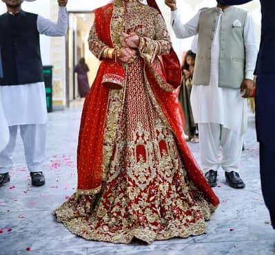 Bridal Designer dress 3 hours used only