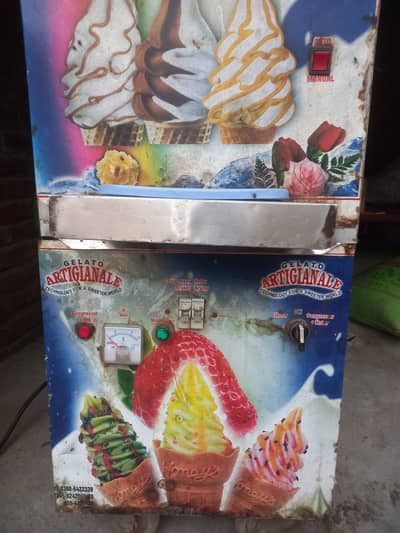 single handel cone ice cream machine