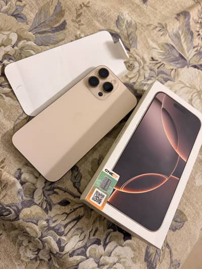 iPhone 16 pro max Desert titanium