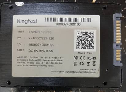 KingFast F6PRO 120GB SATA III SSD