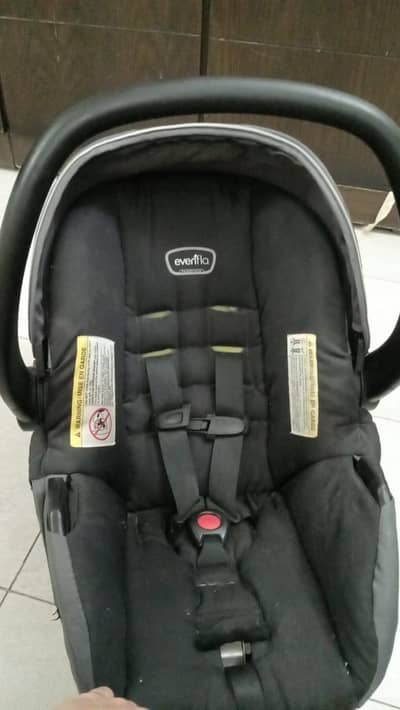 imported baby carry cot and also car seat