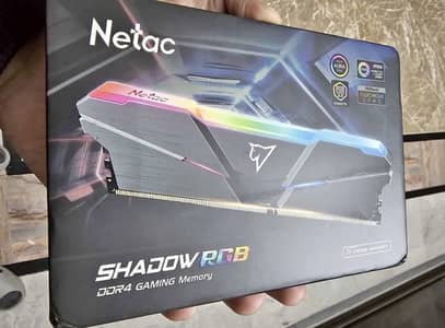 Netac shadow RGB Gaming ddr 4 ram 16gb