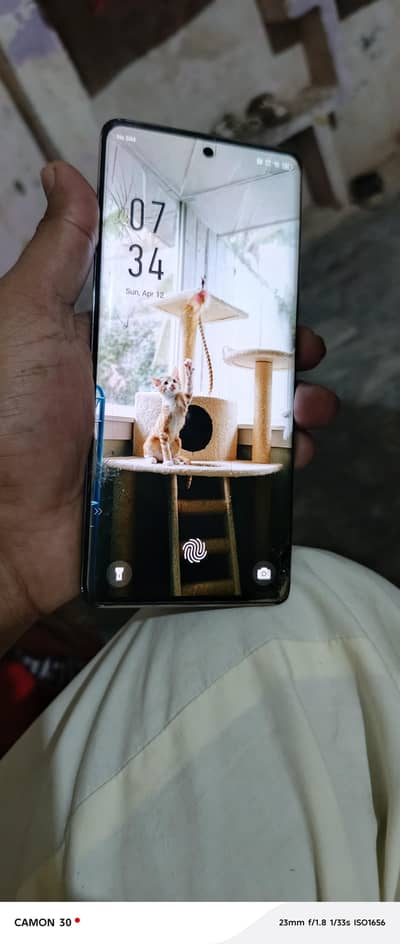infinix zero 30 touch crack working 100 ok finger ok with box