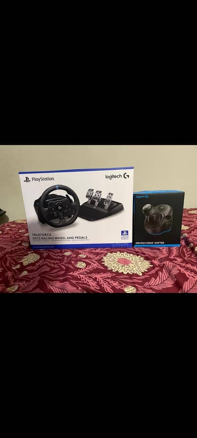 logitech g923 steering wheel with gear Shifter