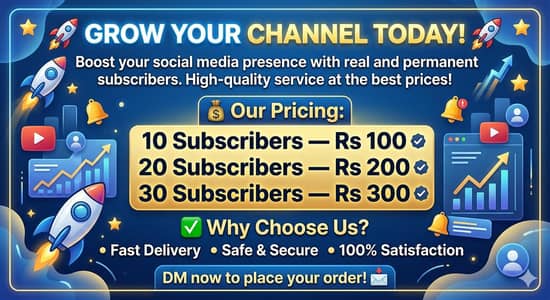 YouTube Subscribers For Sale