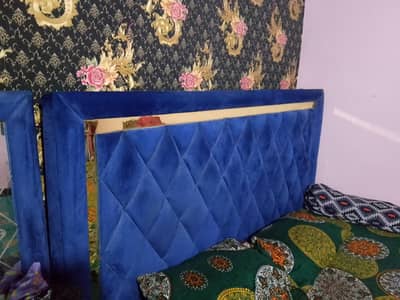 king size bed+side table+ 4 door almari+ big divider
