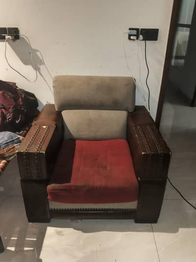 Premium Solid Wood 05 Seater Sofa Set