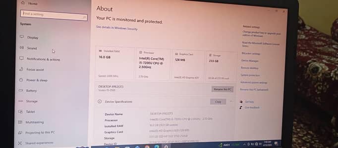 Desktop - FPE20T3 Model Vostro 15-3568