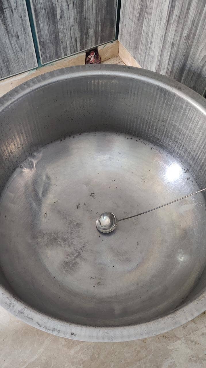 جمبو سٹینلیس سٹیل دیگ + ڈھکن | چنے | ہیوی گیج | لاہور 2