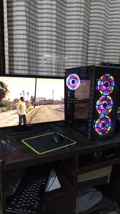 RGB Gaming PC custom build A1 condition, 1.5 years used only.