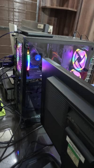 RGB Gaming PC custom build A1 condition, 1.5 years used only.