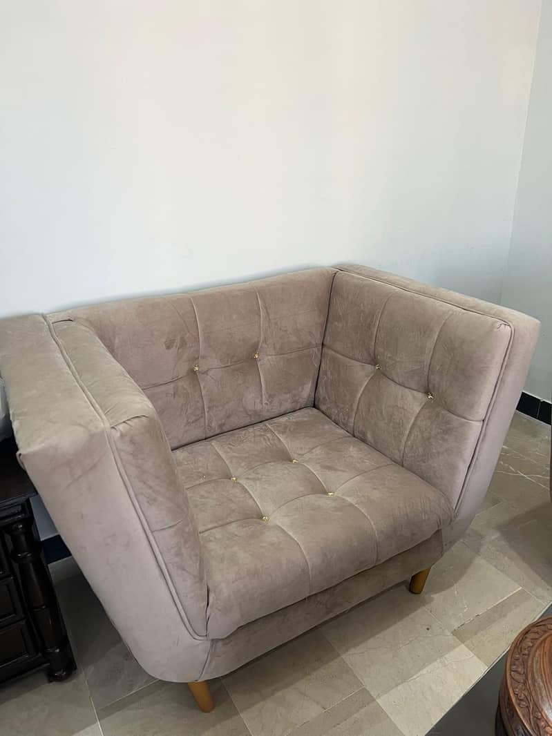 sofa set 5 setter with table 0