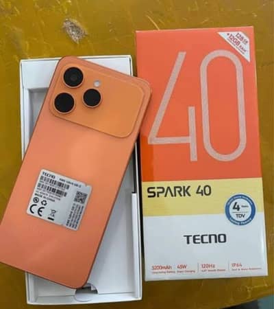 Tecno spark 40 6/128GB PTA approved