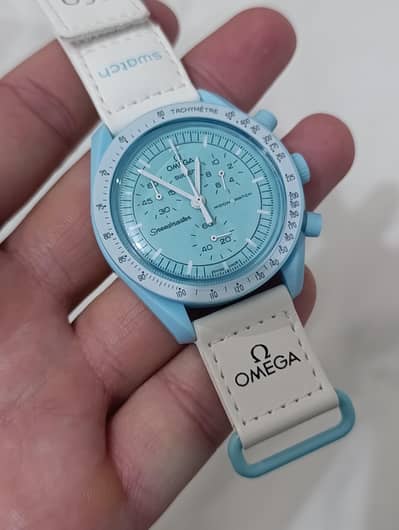 OMEGA AND SWATCH CORNOGRAPH SWISS WATCHES LATEST MODEL QUARTZ