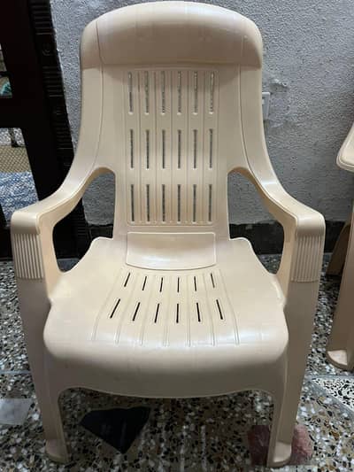 plastic chairs