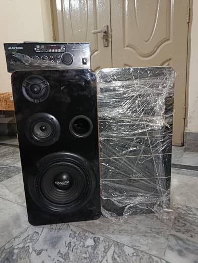 Kenwood create bas original boxs and amply fayar