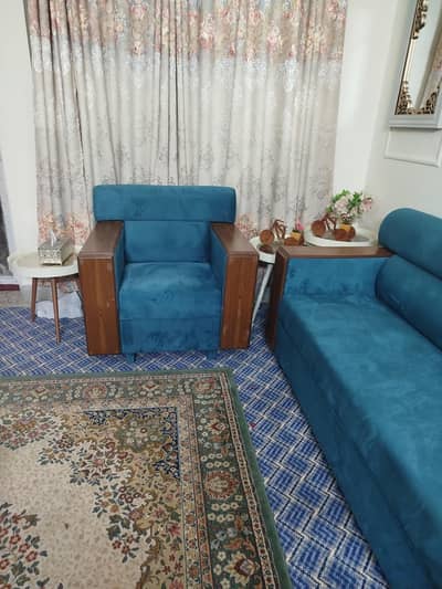 5 Seater Sofa Set with Brand New Poshing