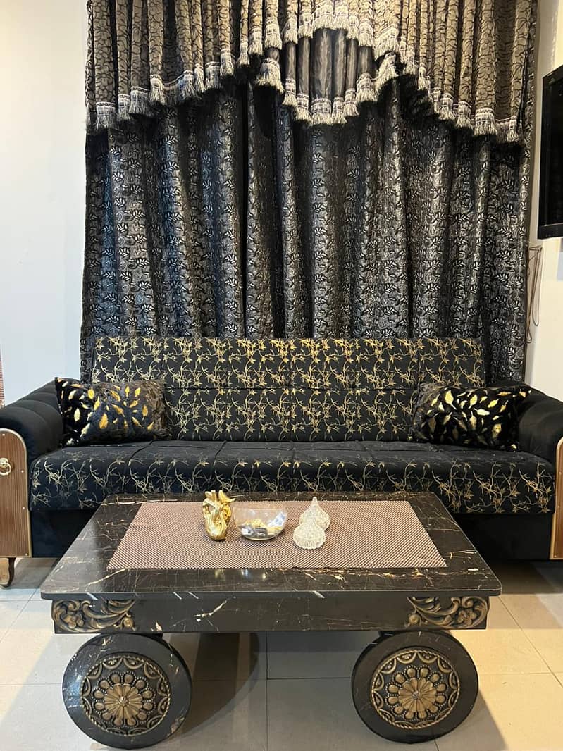 Sofa bed with table 0