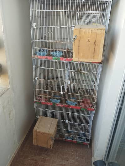 Used 8 Portion Folding Cage