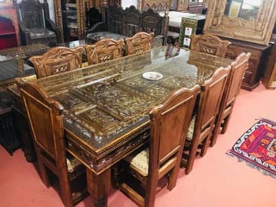 Dining table with 8 chair