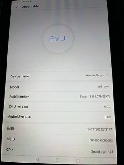 Huawei gp16 Nono pta 10.9