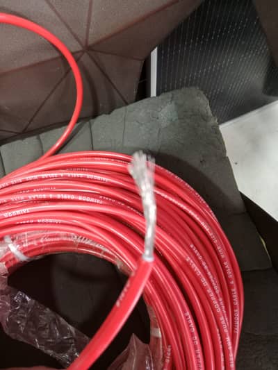 Taimooor A+ Double coated pure copper 6mm Solar wire