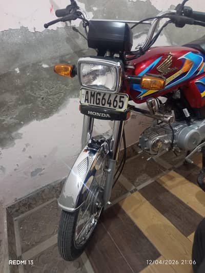 Honda CD 70 2026model in new condition
