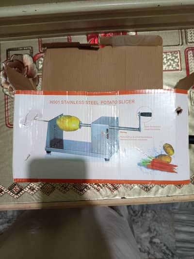 Potato spiral design chips cutter