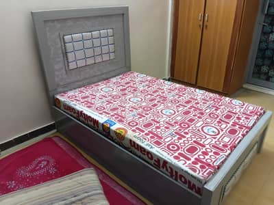 wooden bed