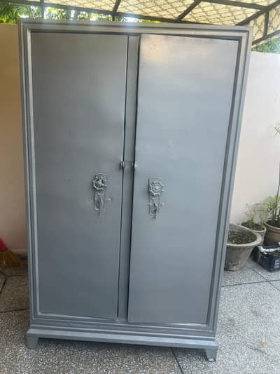 large iron cupboard