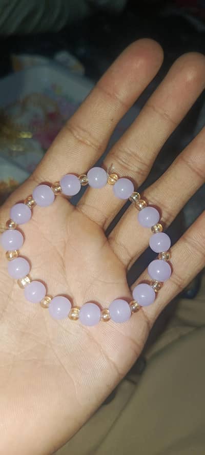 work from home.   braclate makeing easy work