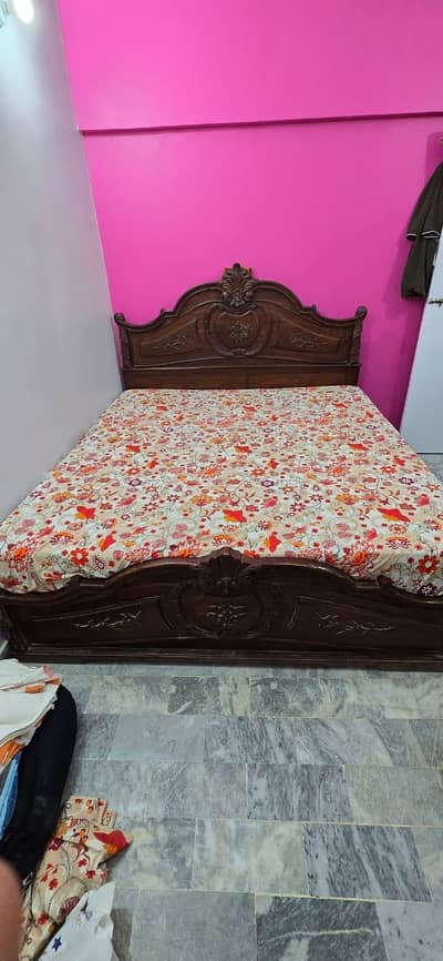 Sheesham Double bed 6x6.5