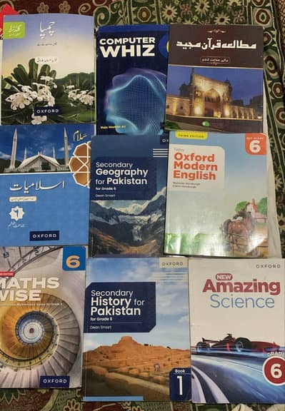 CLASS 6 OXFORD ALL BOOKS