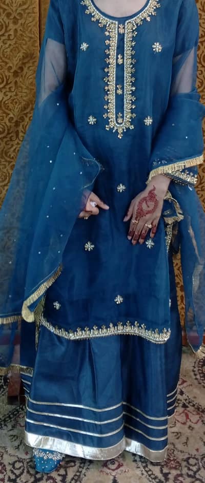 Beautiful Blue Fancy Dress For Sale