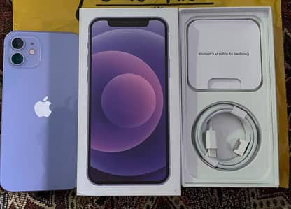 iphone 12 (92 original battery health) Box + original cable