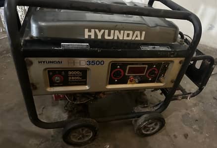 Hyundai genrator 3 kV petrol and gas