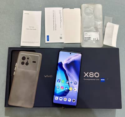 Vivo X80 5G (12gb 256gb)  Complete Box