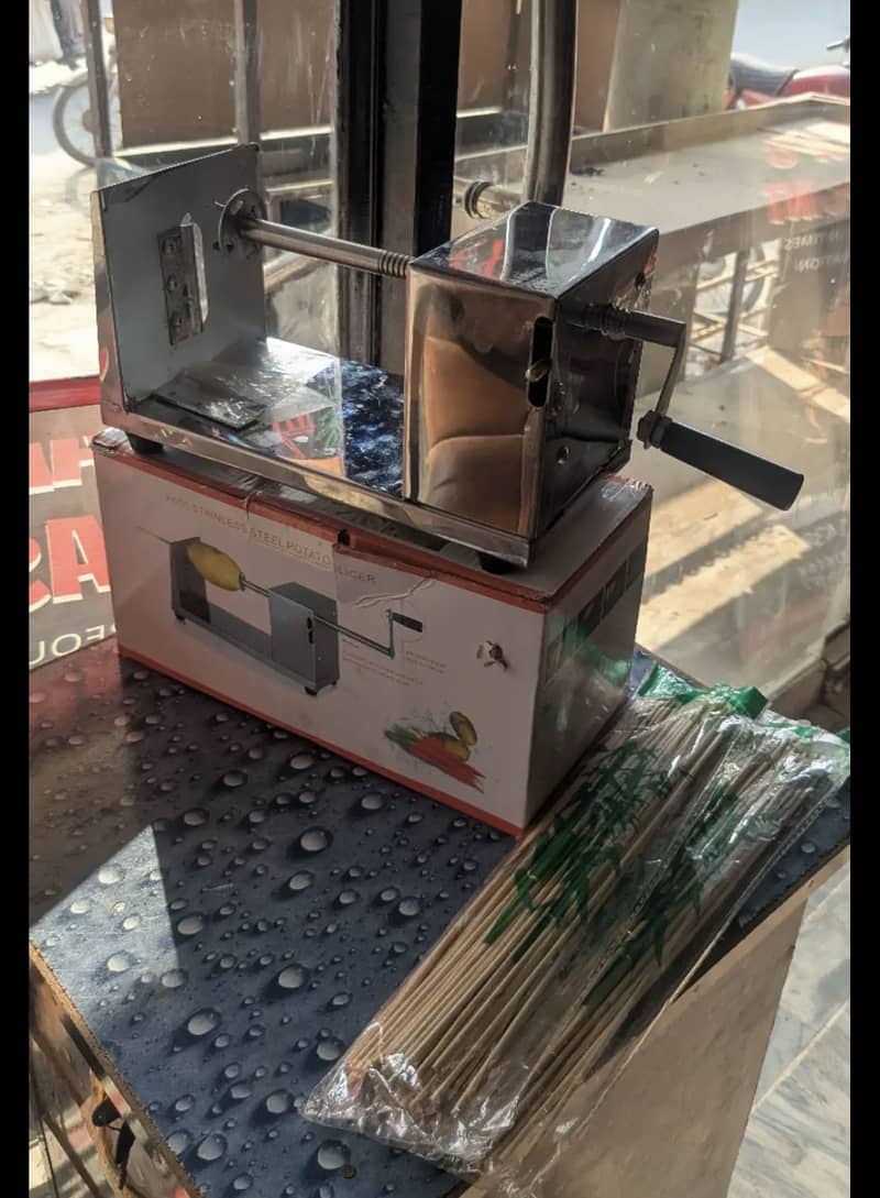 Spring potato machine 0