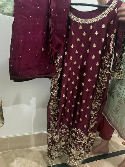 Lama silk dress from Tariq Road Boutique ( never worn)