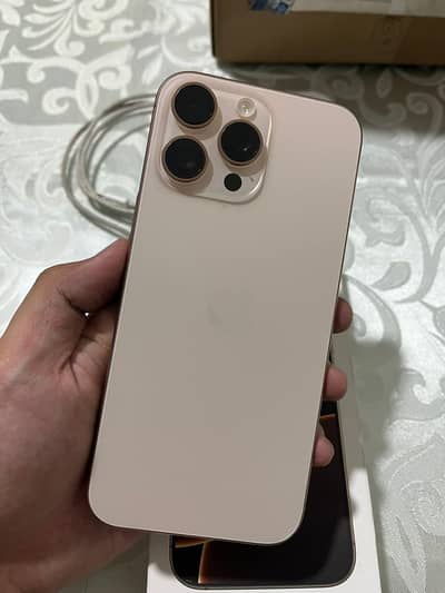 iphone 16 Pro Max 256 GB storage full box Whatsapp no 03071462214