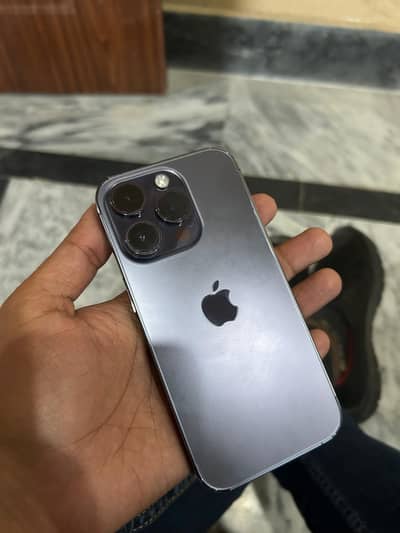 14pro factory unlock 128gb Deep purple with box