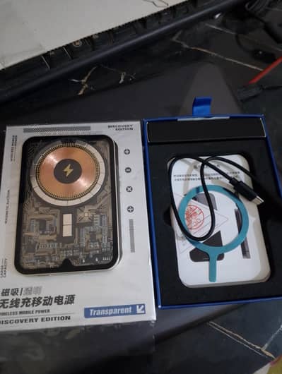 Transparent MagSafe Wireless Power Bank 5000mAh  Fast Charging