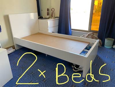 2 Imported Single Beds (26.5k Each)