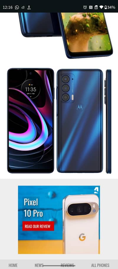 Motorola edge 2021 5g non pta